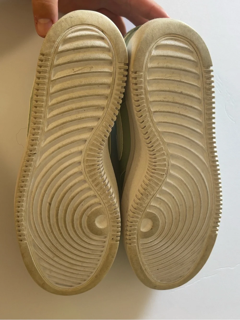 Nike Court Vision Alta Platform Sneakers Sage Green White Women’s US 9 EU 40.5